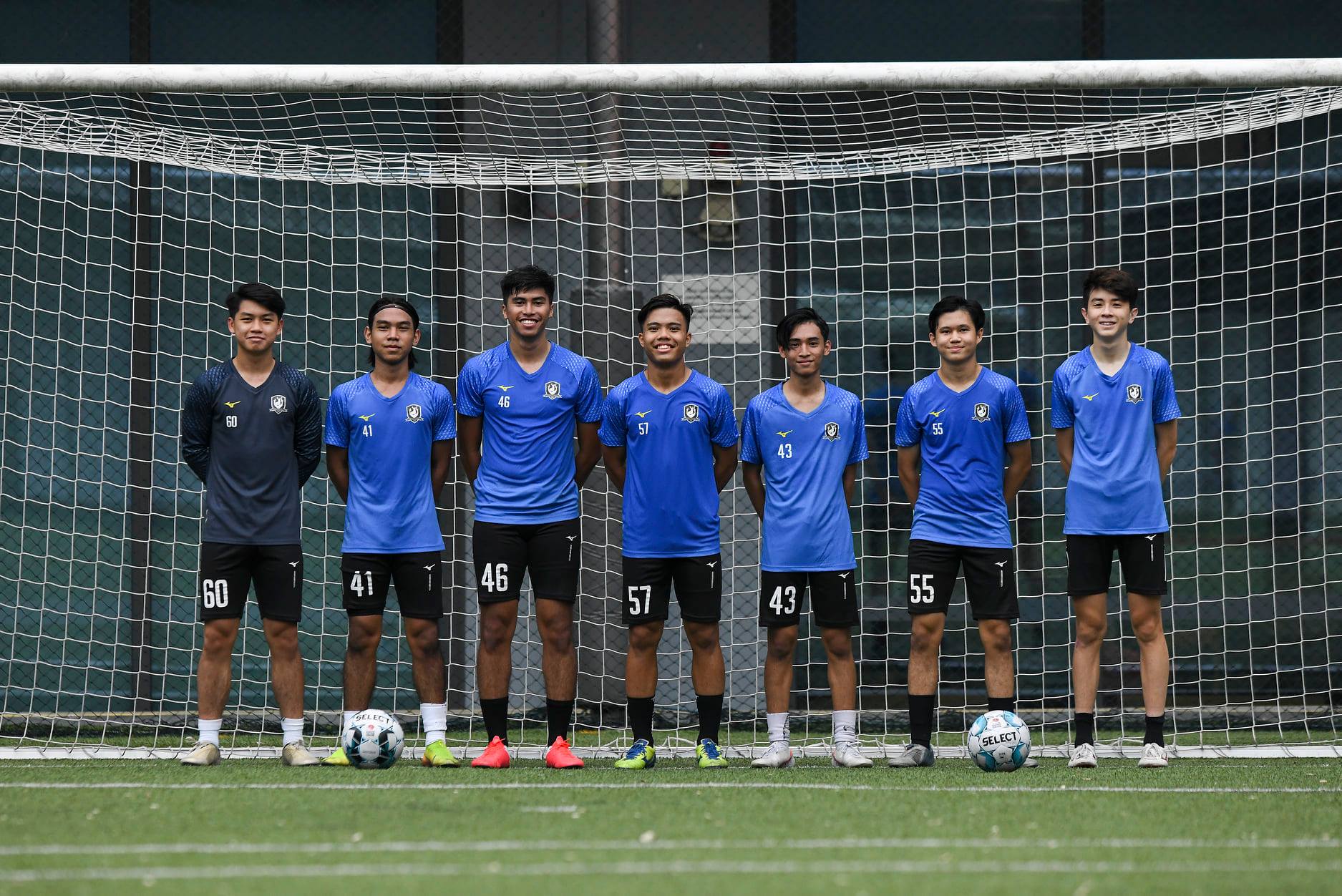 Youth Prospects Dylan Christopher Goh , Aqmal Jelany, Haziq Jalal, Adam Reefdy, Amir Mirza, Ethan Pinto and Christopher Ong from TRFC's COE team