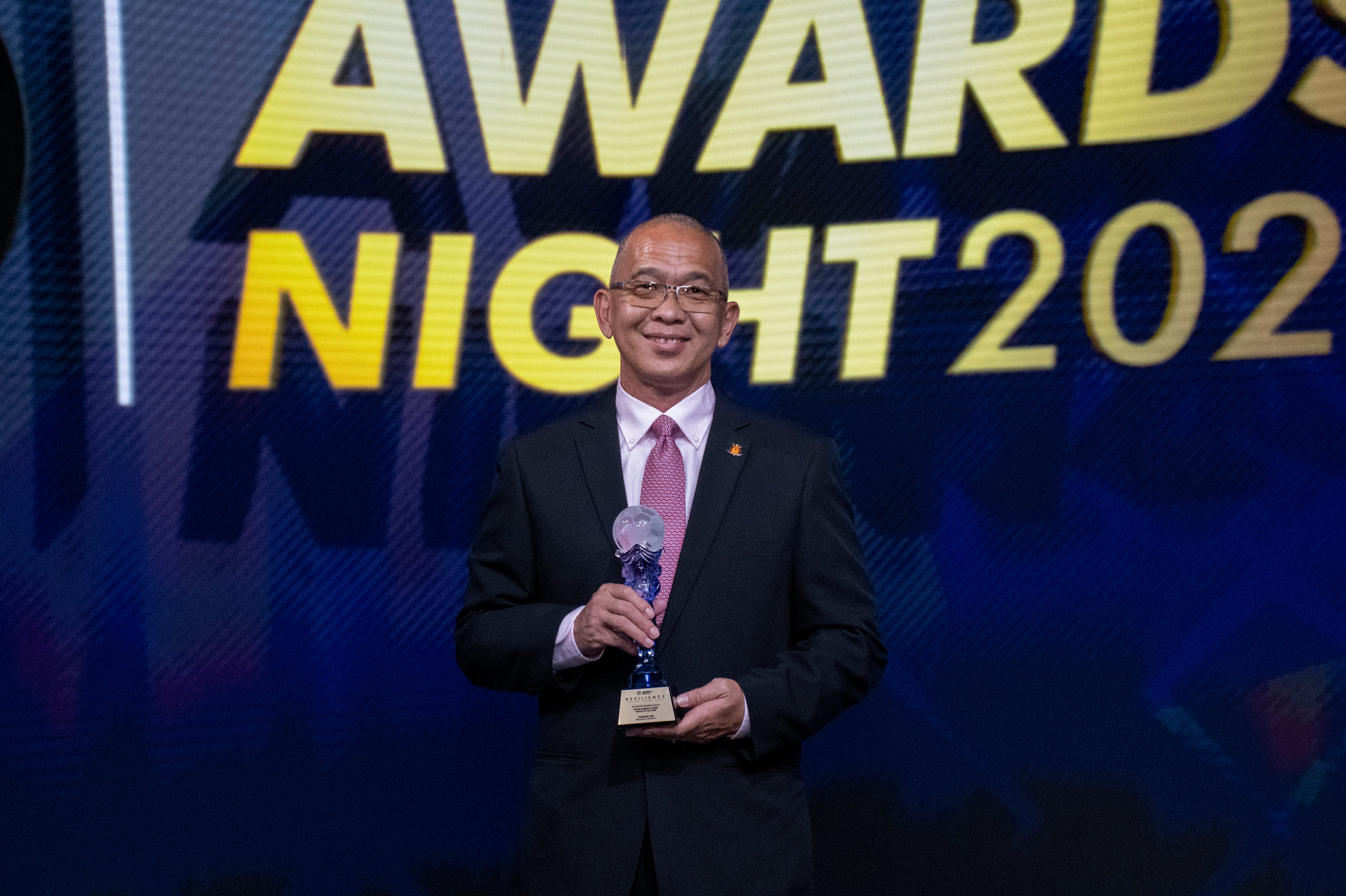 2021 Polar Mineral Water Coach of the Year Clement Teo
