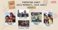  Active Parents’ Parenting Diary: 2023 Moments, 2024 Goals