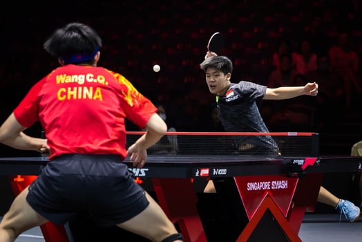 TeamSG's Izaac Quek Delivers Tough Fight against World No 3, Before Singapore Smash Exit!