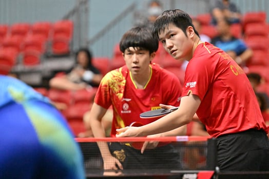Defending Champions Reach Doubles Finals again at Singapore Smash 2023!