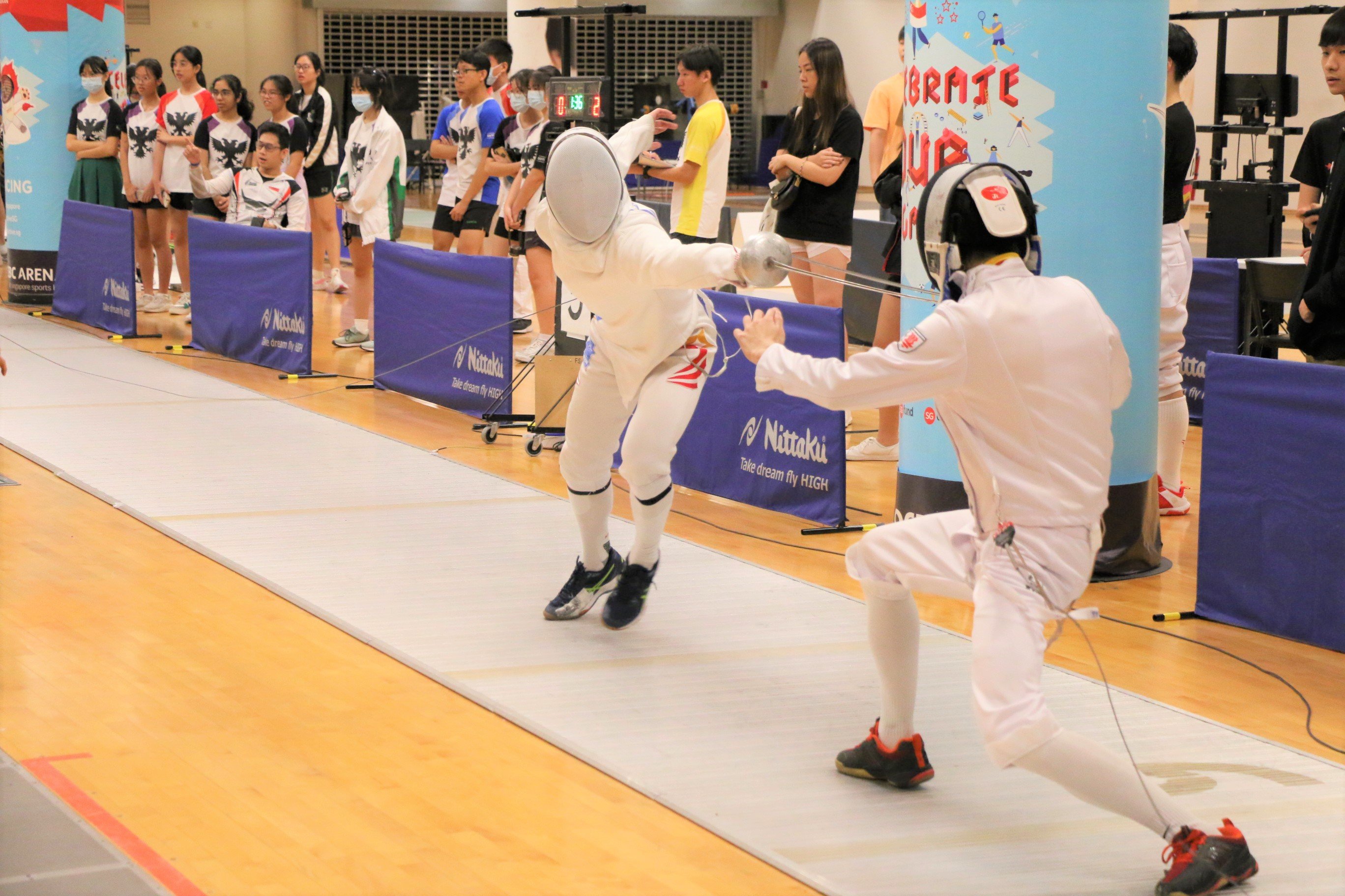 2023-04-20_NSG Fencing Mens Epee Div A_Photo by Anbumani(2)_LIM RYAN JIA JUN vs HO TSUNG SIAN IAN (Qualifiers)