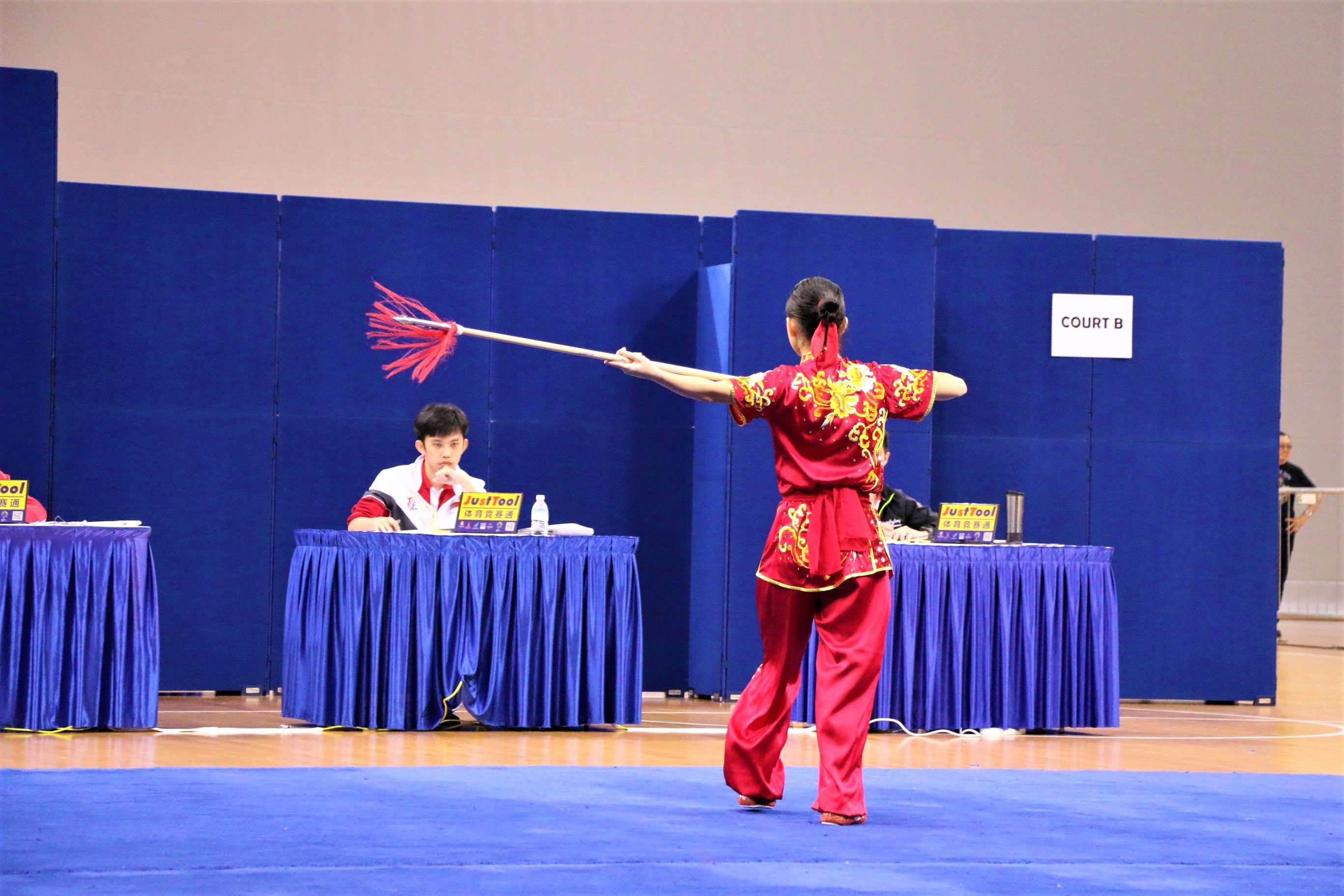 2023-04-20_NSG Wushu Girls Div A Spear_Photo by Anbumani (5)_CHARLOTTE HO KAH YOUNG(HCI)