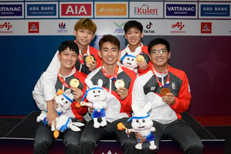 Cambodia 2023: Men’s table tennis team reclaim first title since 2015
