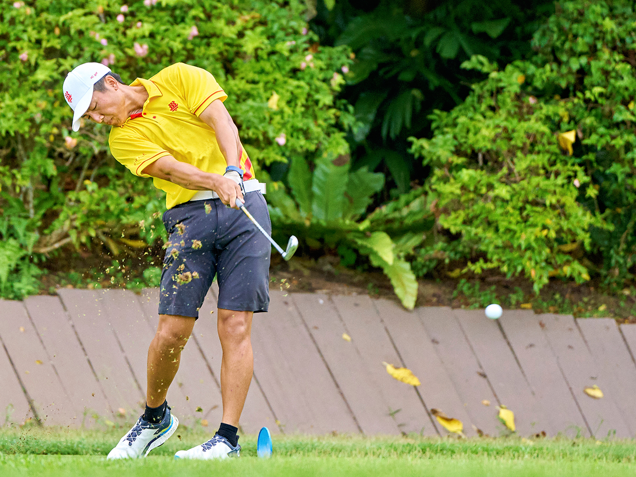 2024-04-15_NSG Golf Championship Master Course @Laguna Nationals_Photo by Eric Koh DSC07370 Sean Pang(HCI) in action
