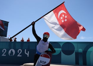 Paris 2024: History Maed as Max wins Singapore's first sailing medal