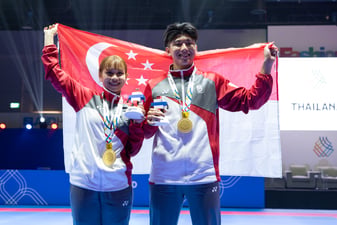 SEA Games 2025: Taekwondo pair win Singapore’s first gold in Thailand
