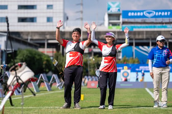 SEA Games 2025: Archers Li, Yeo team up for Singapore's first mixed recurve team gold