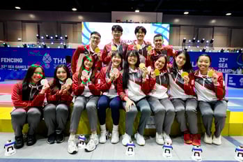 SEA Games 2025: Fencers add to haul with foil, epee team golds