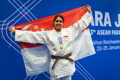 Thailand 2025: Joan Hung makes history with Singapore’s first-ever para judo medal