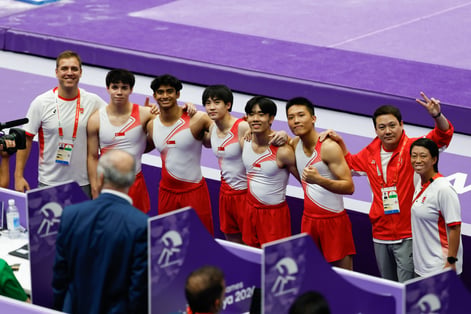 Read about Asian Games 2026: Proud debut for men's artistic gymnasts