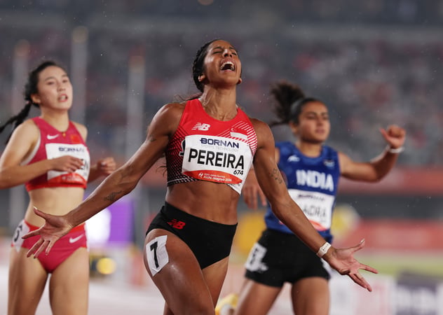 Asian Games 2026: Shanti Pereira wins 200m gold again, makes history
