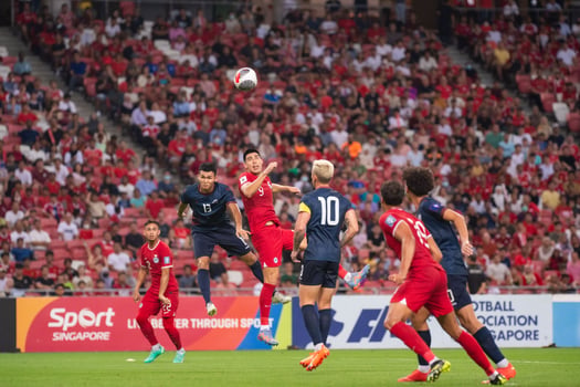 Singapore Roars as Lions Triumph Guam 2-1 in First Leg of World Cup Qualifier