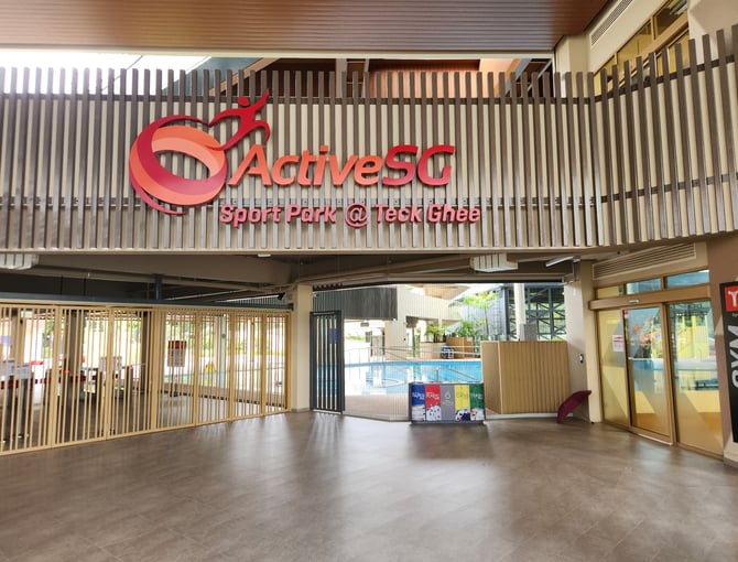 ActiveSG Sport Park - Teck Ghee entrance