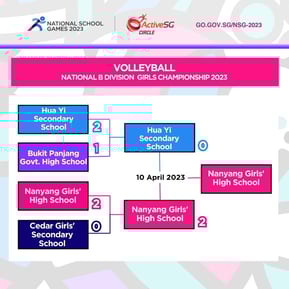 Volleyball B Div Girls Finals