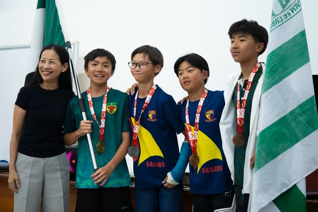 Congratulations to RIs Ethan Chia Han Wei for clinching 1st place in the C Division Boys Optimist event!