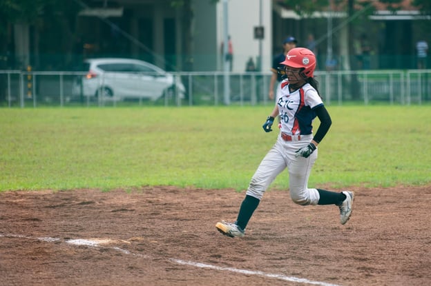 RVHS’ Philena sprints towards third base