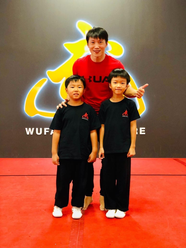 Trying their hands at wushu (2019)