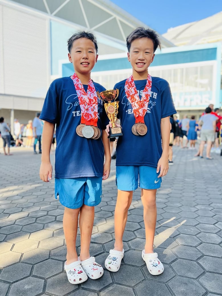 With their medals and B Division trophy (4th) from the final day of NSG 2023