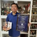 11-time National Squash Champion Zainal Abidin receives Lifetime Achievement Award!