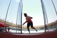 What are field events in athletics?