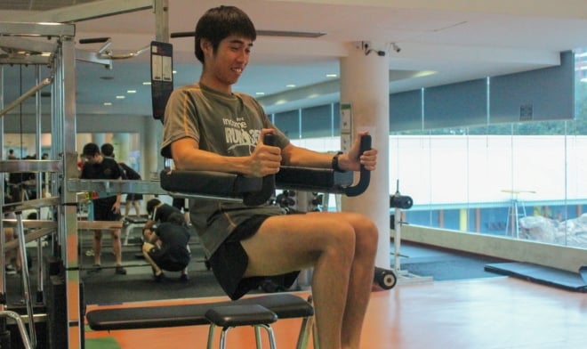 A happy ClubFITT gym user at Tampines