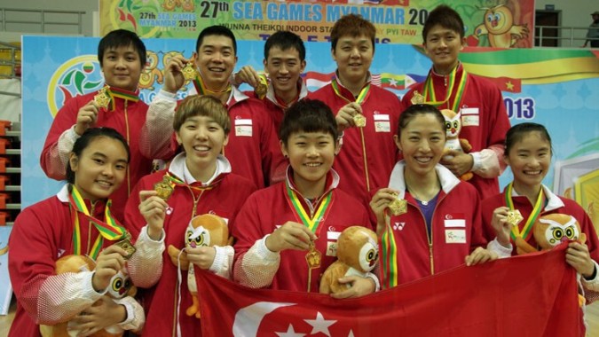 table tennis team singapore myanmar 2013