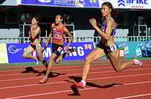 What are track events in athletics?