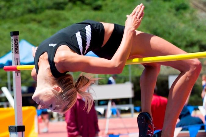 high jump athletics