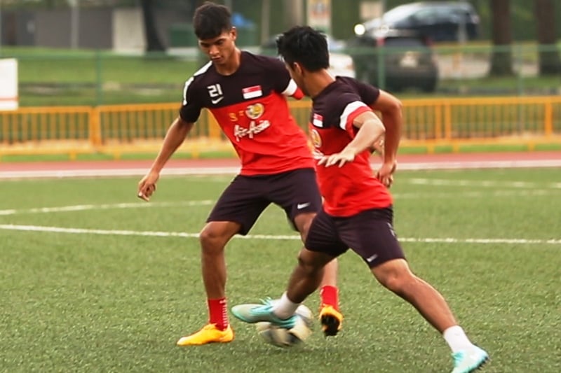 Singapore Lions Suzuki Cup 2014 training
