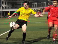 When and how do you perform volley shots in football?