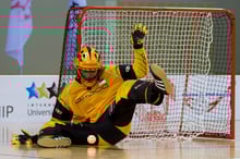 Goalkeeping skills in floorball