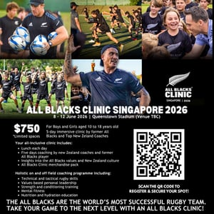 Event for All Blacks Rugby Clinic