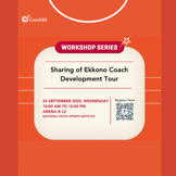 Sharing of Ekkono Coach Development Tour 
