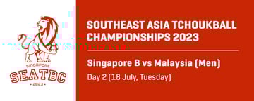 Southeast Asia Tchoukball Championships 2023 | Men | Singapore B vs Malaysia