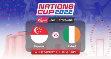 Singapore 🇸🇬 vs 🇮🇪 Ireland | Nations Cup 2022