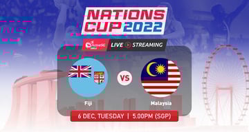 Fiji 🇫🇯 vs 🇲🇾 Malaysia | Nations Cup 2022