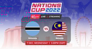 Botswana 🇧🇼 vs 🇲🇾 Malaysia | Nations Cup 2022