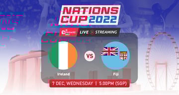 Ireland 🇮🇪 vs 🇫🇯 Fiji | Nations Cup 2022