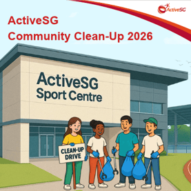 Event for ActiveSG Community Clean-Up 2026