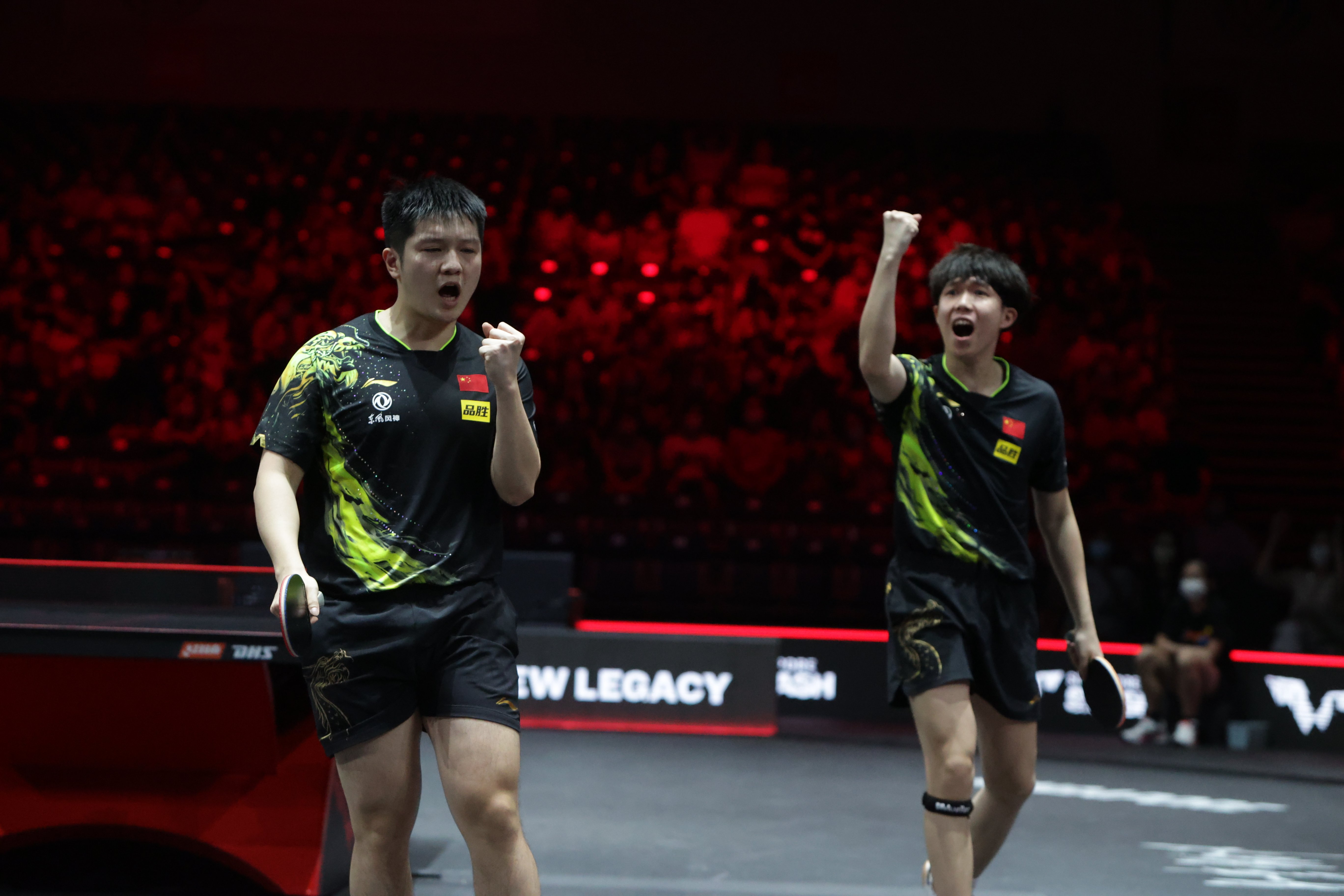 FAN Zhendong (left)_WANG Chuqin (CHN)_WTT Grand Smash_Singapore_Day 8_3