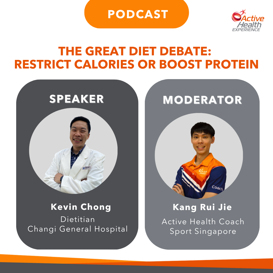 Active Health Podcast Ep 1: The Great Diet Debate - Restrict Calories or Boost Protein