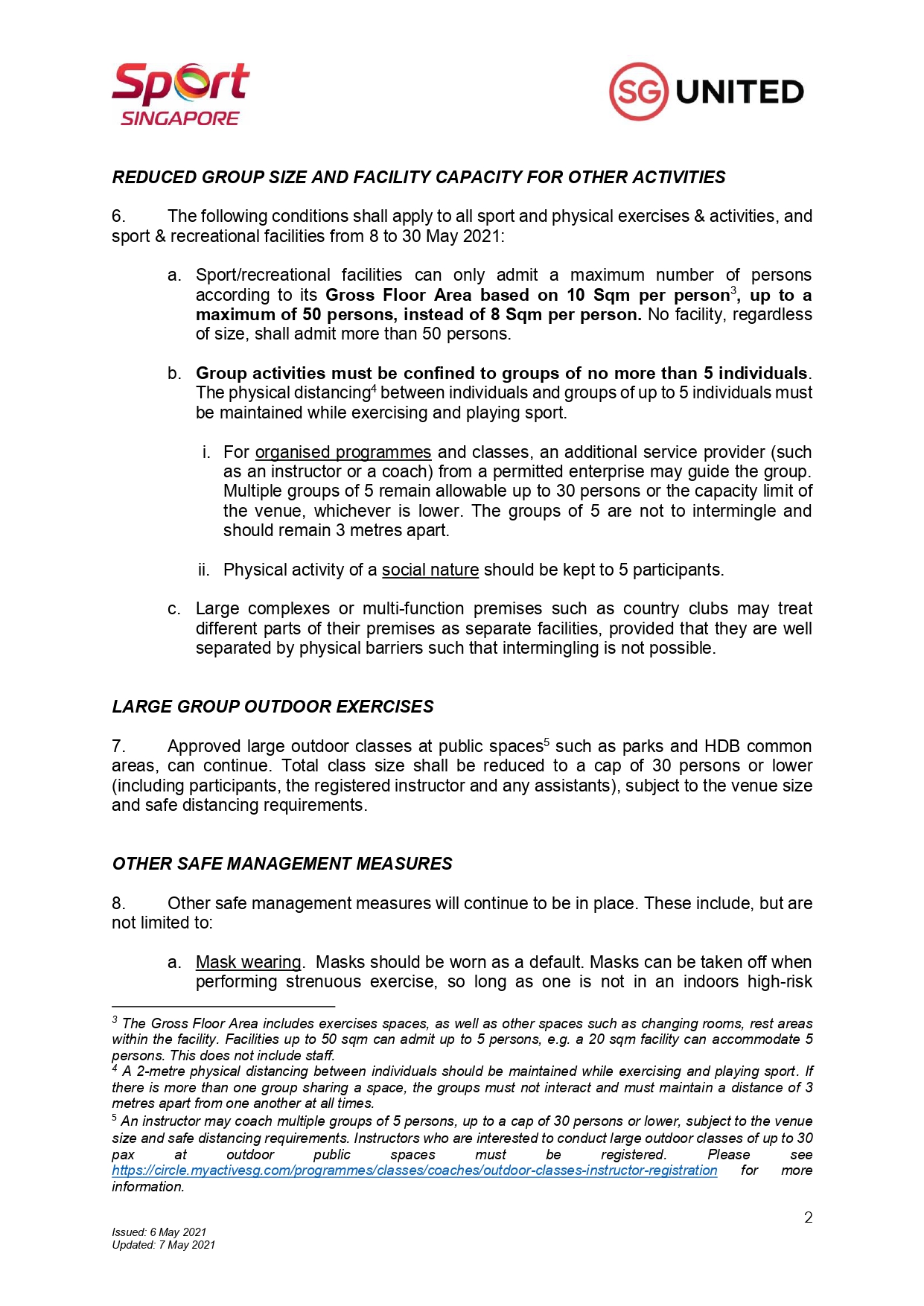 (Updated As Of 7 May 2021) Stricter Safe Management Measures For Sport And Physical Exercise and Activity (8 to 30 May)_pages-to-jpg-0002
