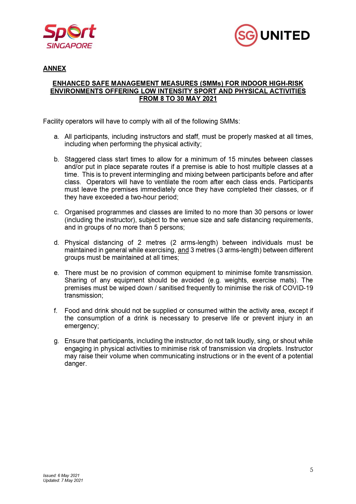 (Updated As Of 7 May 2021) Stricter Safe Management Measures For Sport And Physical Exercise and Activity (8 to 30 May)_pages-to-jpg-0005