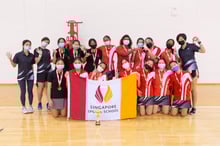 Singapore Sports School's netballers defeat SCGS, en route to winning North Zone title!