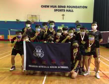 Maris Stella hold off stiff challenge from Bowen Sec, to defend NSG North Zone badminton crown!