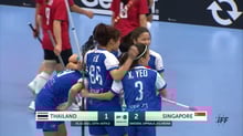 Team SG's Floorballers clinch sudden-death 2-1 win over Thailand, to book rematch against Estonia at the 2021 IFF Women's World Championships!