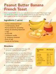 Peanut Butter French Toast