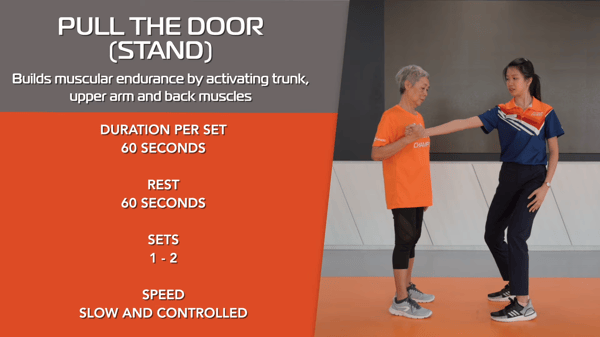Active Health: Pull the Door (Stand)