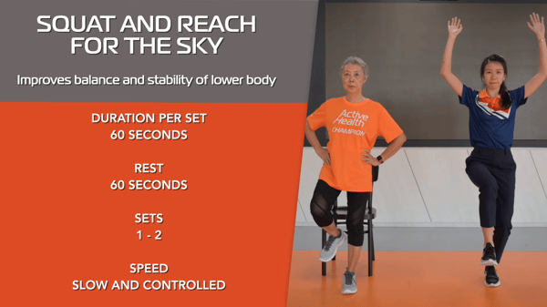 Active Health: Squat & Reach for the Sky